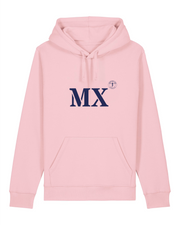 Sweat à capuche Morlaix MX -Rose et  Bleu Marine- Unisexe - Quartier iodé