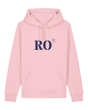 Sweat à capuche Rouen RO Rose et Bleu Marine Unisexe - Quartier iodé