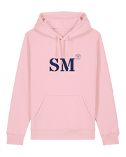 Sweat à capuche SM Saint Malo  - Rose et Bleu Marine - Unisexe - Quartier iodé