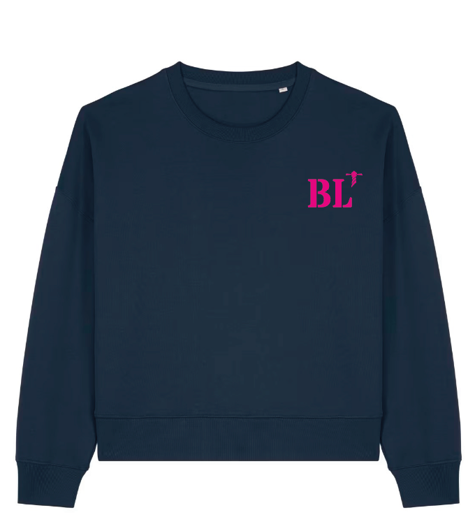 Sweat Boulogne Sur Mer BL Vert - Rose / Bleu Marine Rose quartier iodé