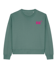 Sweat Brest BR Vert - Rose / Bleu Marine - Rose quartier iodé