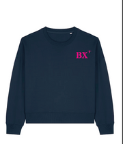 Sweat Bordeaux BX Vert - Rose / Bleu Marine - Rose