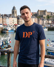 Sweat DP Dieppe Bleu Marine Orange