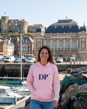 Sweat DP Dieppe Rose / Bleu Marine - Quartier iodé