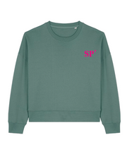 Sweat brodé Saint-Pierre-Et-Miquelon SP Vert / Rose - Bleu Marine / Rose - Quartier iodé