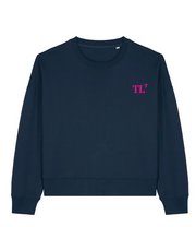 Sweat brodé Vannes VA Vert / Rose - Bleu Marine / Rose - Quartier iodé