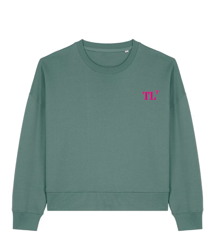 Sweat brodé Toulon TL Vert / Rose - Bleu Marine / Rose - Quartier iodé