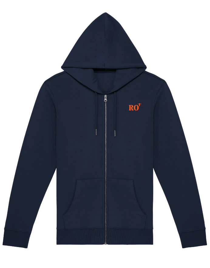 Sweat zip RO Rouen brodé