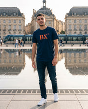 T-shirt BX Bordeaux Bleu Marine Orange - Quartier iodé