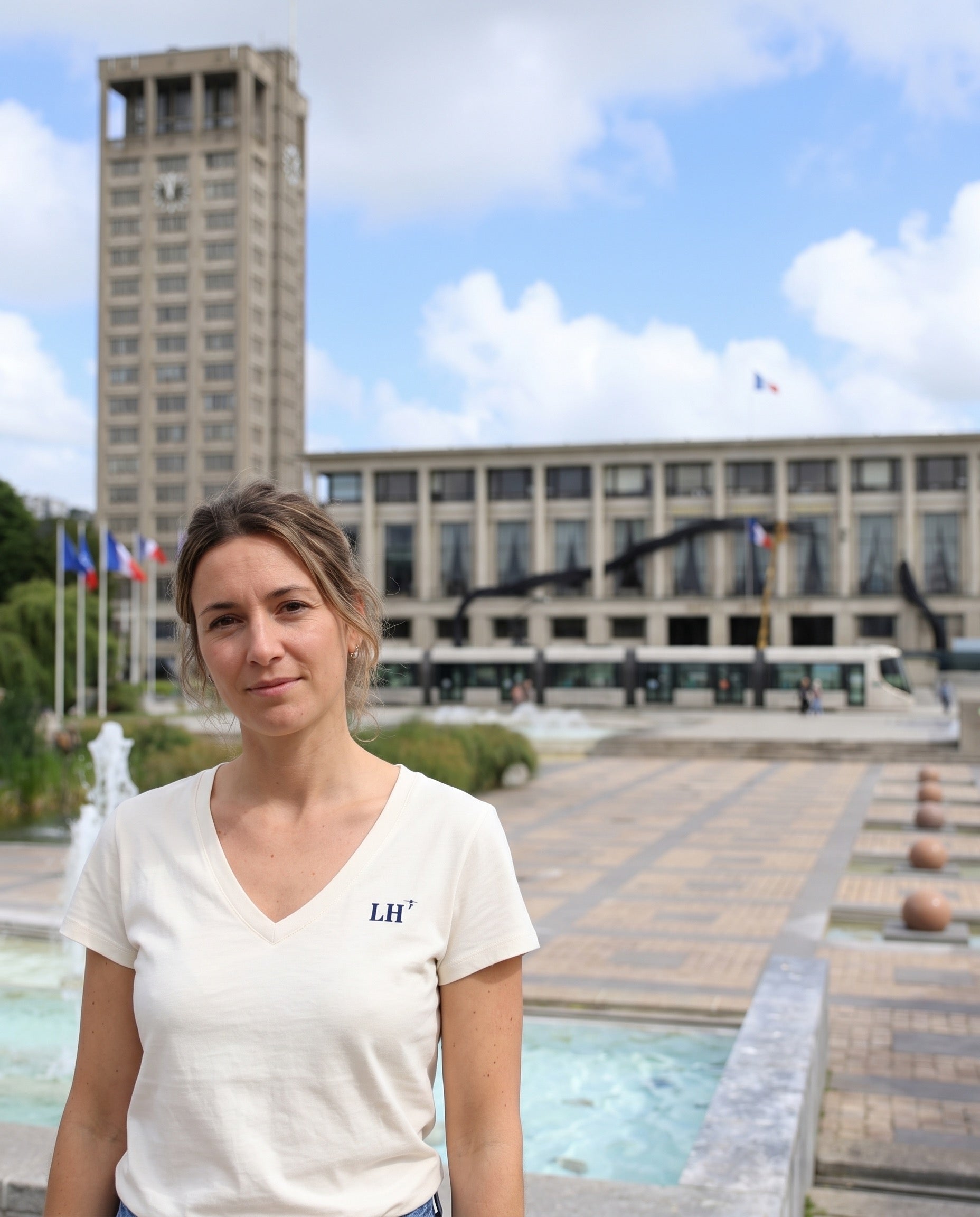 T-shirt LH Le Havre brodé