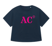 T-shirt oversized AC Arcachon - Bleu et rose - Femmes