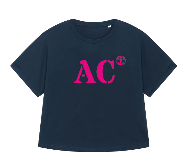 T-shirt oversized AC Arcachon - Bleu et rose - Femmes
