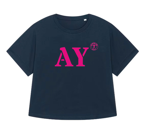 T-shirt oversized AY Auray - Bleu et rose - Femmes