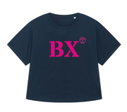 T-shirt oversized BX Bordeaux - Bleu et rose - Femmes