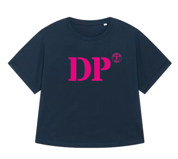 T-shirt oversized DP Dieppe - Bleu et rose - Femmes