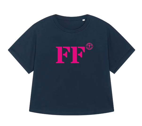 T-shirt oversized FF Fort-De-France - Bleu et rose - Femmes
