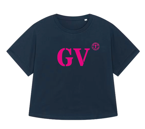 T-shirt oversized GV Le Guilvinec - Bleu et rose - Femmes - Quartier iodé