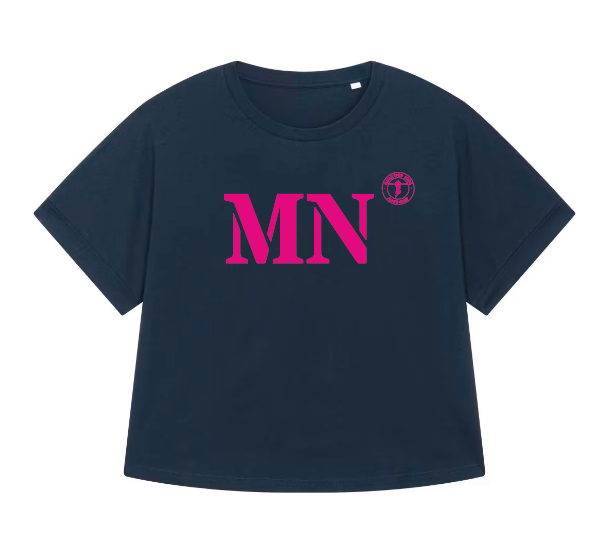 T-shirt oversized MN Marennes - Bleu et rose - Femmes