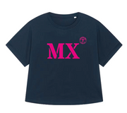 T-shirt oversized MX Morlaix - Bleu et rose - Femmes