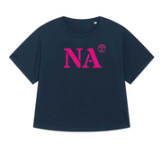 T-shirt oversized NA Nantes - Bleu et rose - Femmes