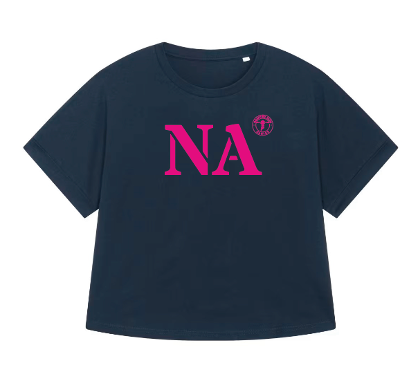 T-shirt oversized NA Nantes - Bleu et rose - Femmes