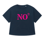 T-shirt oversized NO Noirmoutier - Bleu et rose - Femmes