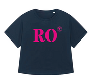 T-shirt oversized RO Rouen - Bleu et rose - Femmes - Quartier iodé