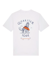 T shirt Quartier iodé blanc  Bernard l'hermite 