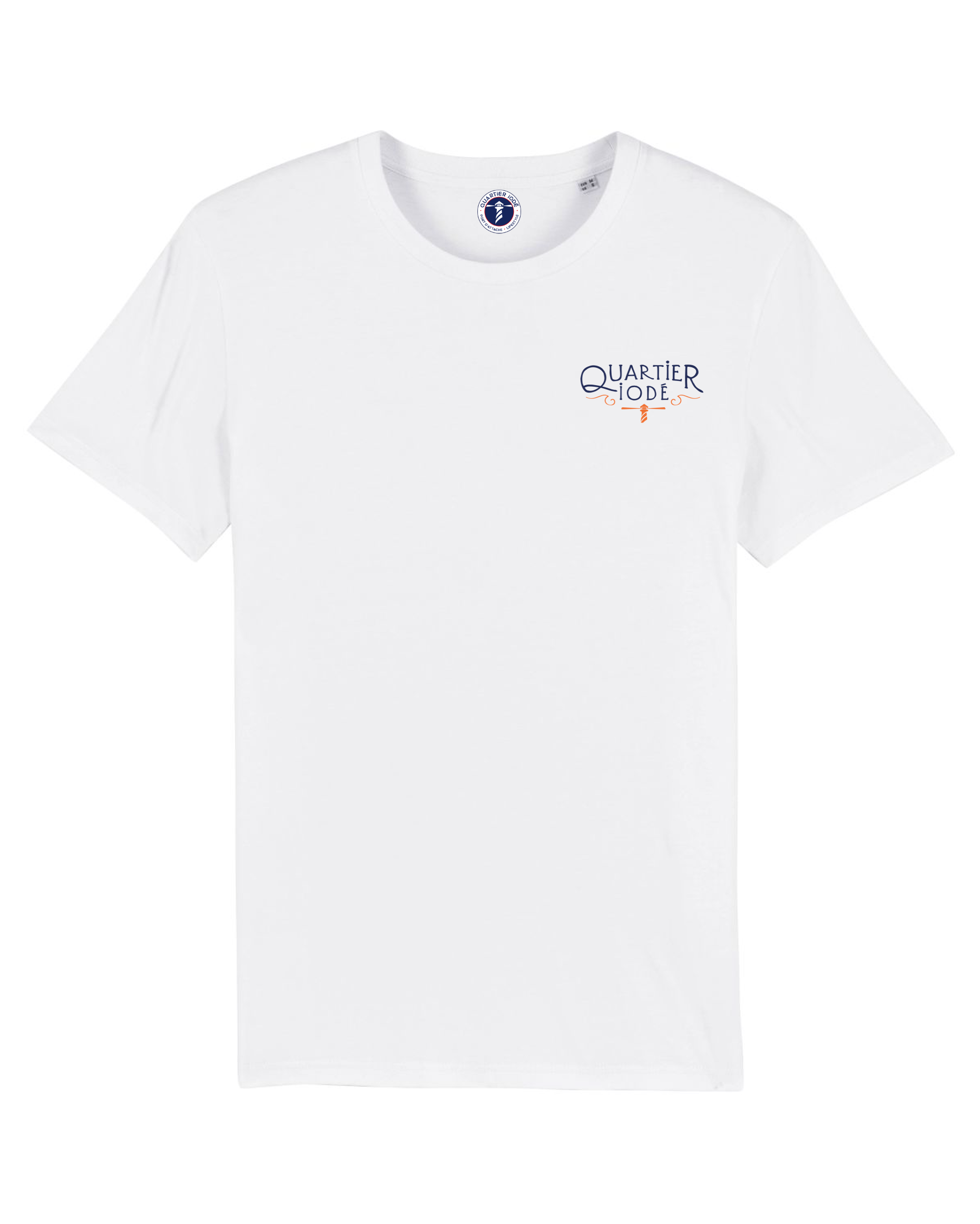 T shirt Quartier iodé blanc  Bernard l'hermite 