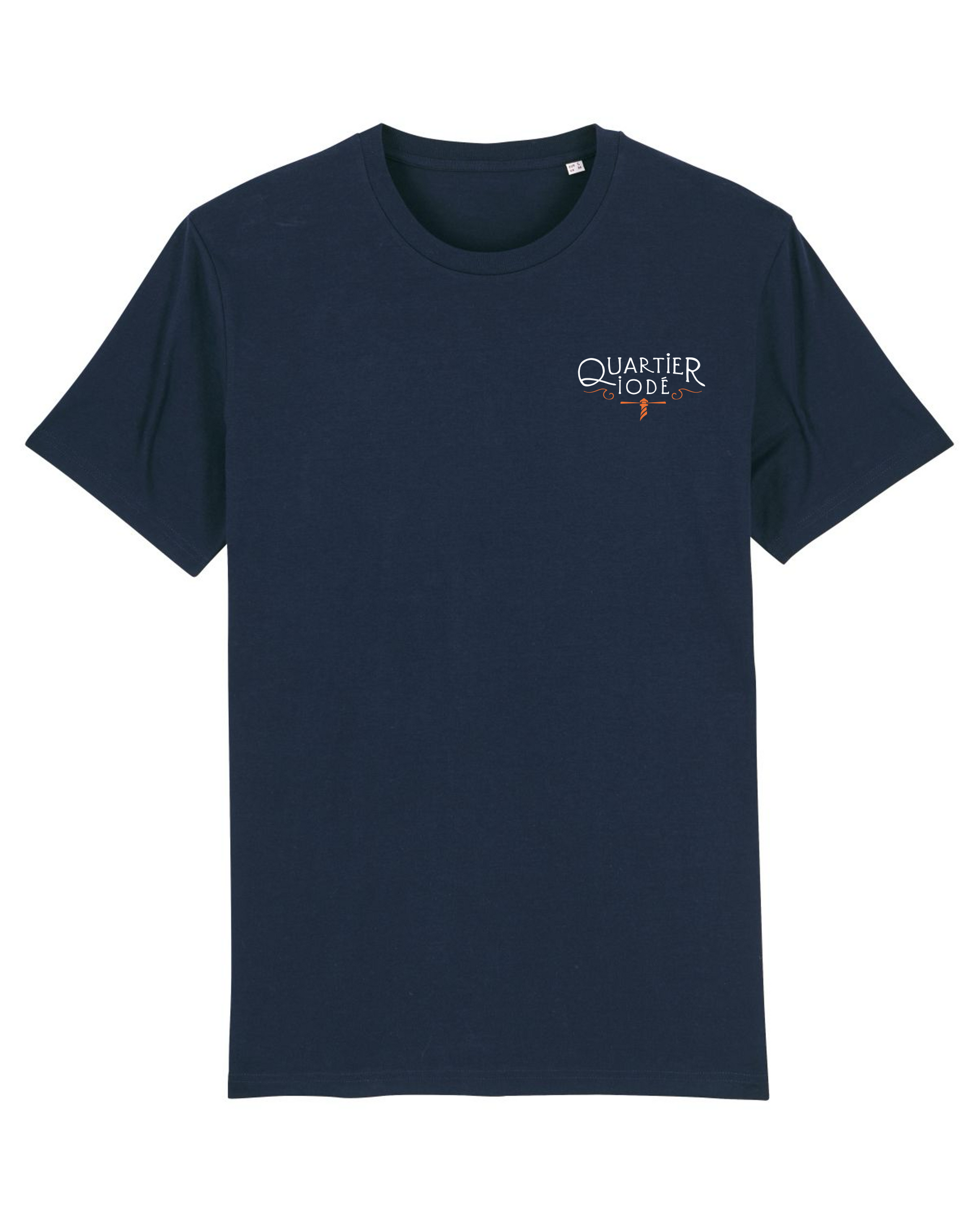 T shirt Bernard L'Hermite Bleu Marine Quartier iodé - Unisexe