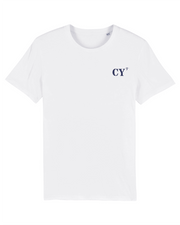 T-shirt brodé Cayenne CY Marine - Blanc et Bleu Marine - Quartier iodé