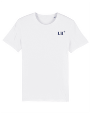 T-shirt brodé Le Havre LH Blanc et Bleu Marine - Quartier iodé