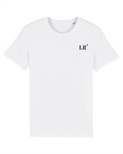 T-shirt brodé La Rochelle LR Blanc et Bleu Marine - Quartier iodé