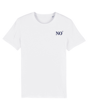 T-shirt brodé Noirmoutier NO Blanc et Bleu Marine - Quartier iodé