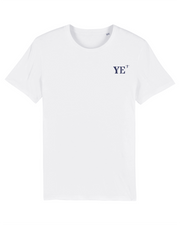 T-shirt brodé Île D'Yeu YE Marine - Blanc et Bleu Marine - Quartier iodé