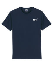 T-shirt brodé Martigues MT Bleu Marine - Orange / Blanc - Quartier iodé