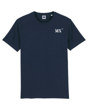 T-shirt brodé MX Morlaix - Marine - Orange et Blanc - Unisexe - Quartier iodé