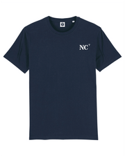 T-shirt brodé Nouméa NC Bleu Marine - Orange/ Blanc - Quartier iodé