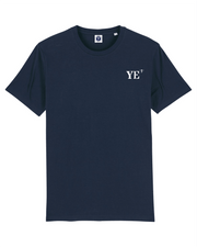 T-shirt brodé Île D'Yeu YE Marine - Bleu Marine - Orange / Blanc - Quartier iodé