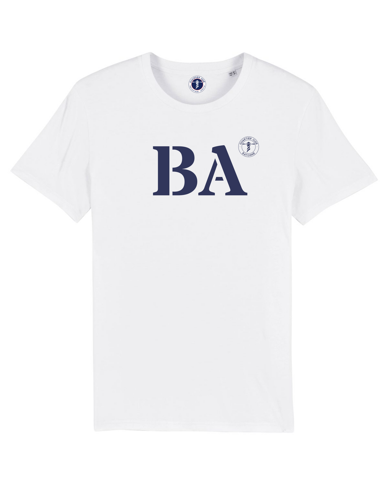 T shirt avec votre port de coeur BA! Par Quartier iodé