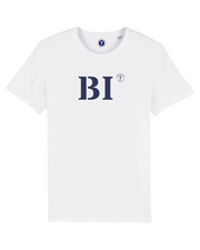 T-shirt Bastia BI - Blanc et Bleu Marine - Quartier iodé