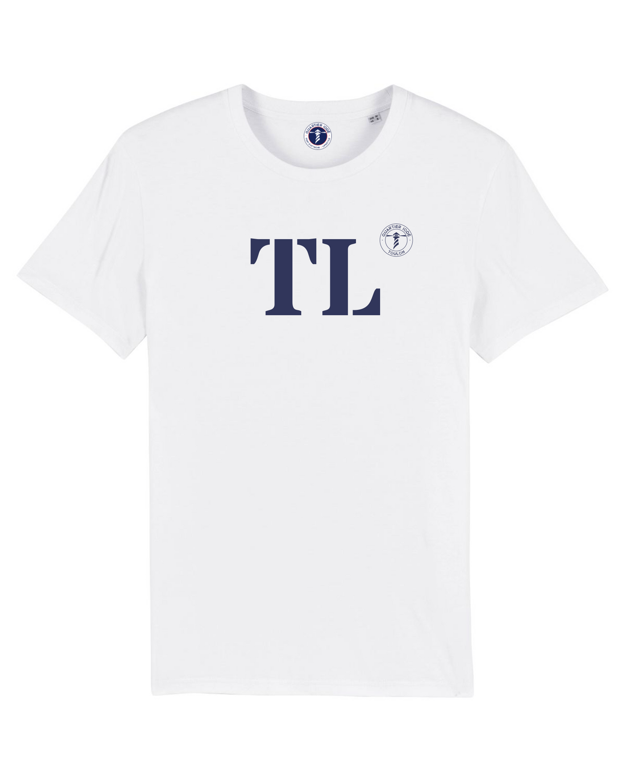 T shirt Homme Port d'Attache Toulon TL en coton bio par Quartier iodé