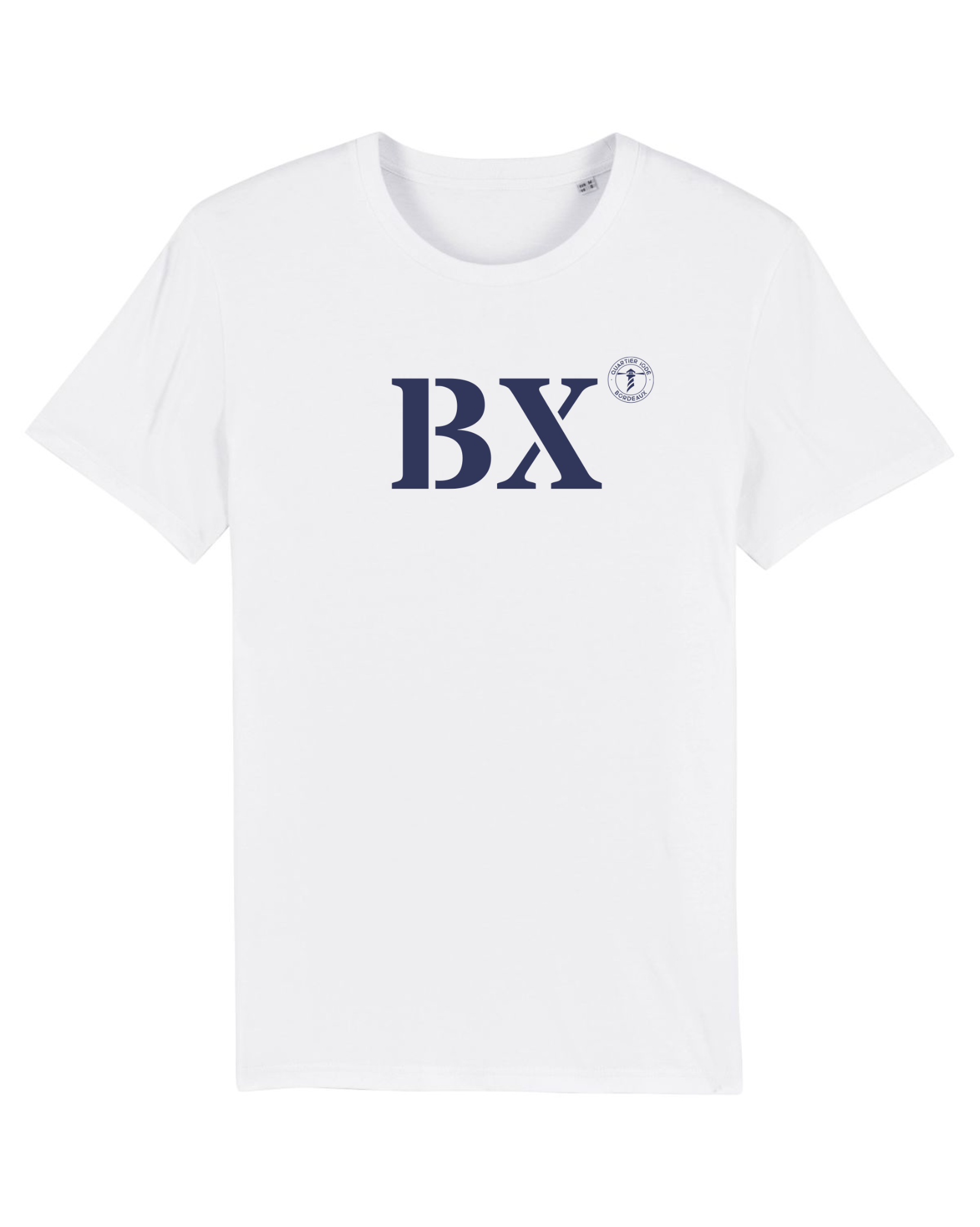 T-shirt Bordeaux BX Blanc et Bleu Marine - Quartier iodé