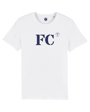 T-shirt Fécamp FC - Blanc et Bleu Marine - Quartier iodé