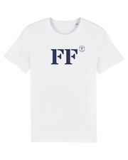 T-shirt Fort - De - France FF Blanc et Bleu Marine - Quartier iodé