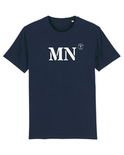 T-shirt Marennes MN Blanc et Bleu Marine  - Quartier iodé