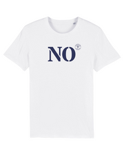 T-shirt Noirmoutier NO Blanc et Bleu Marine - Quartier iodé