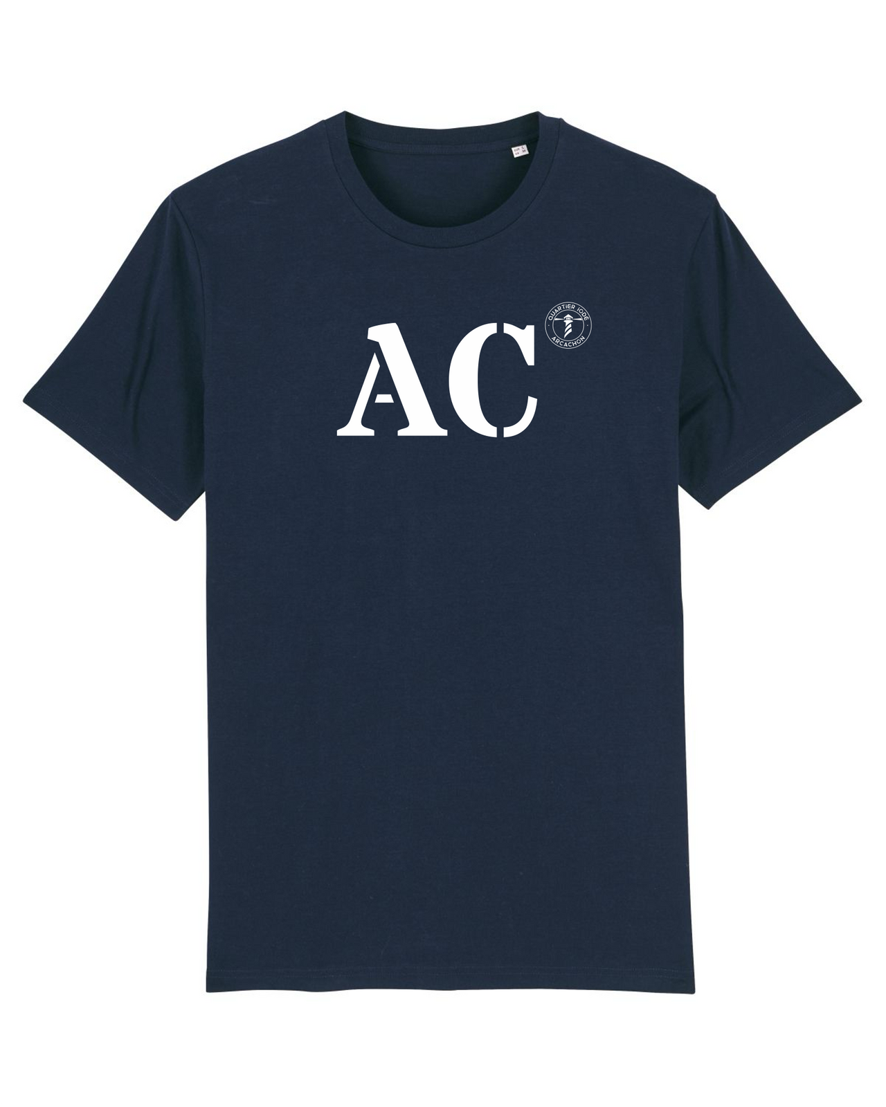 Tshirt AC pour Arcachon de la marque Quartier iodé.