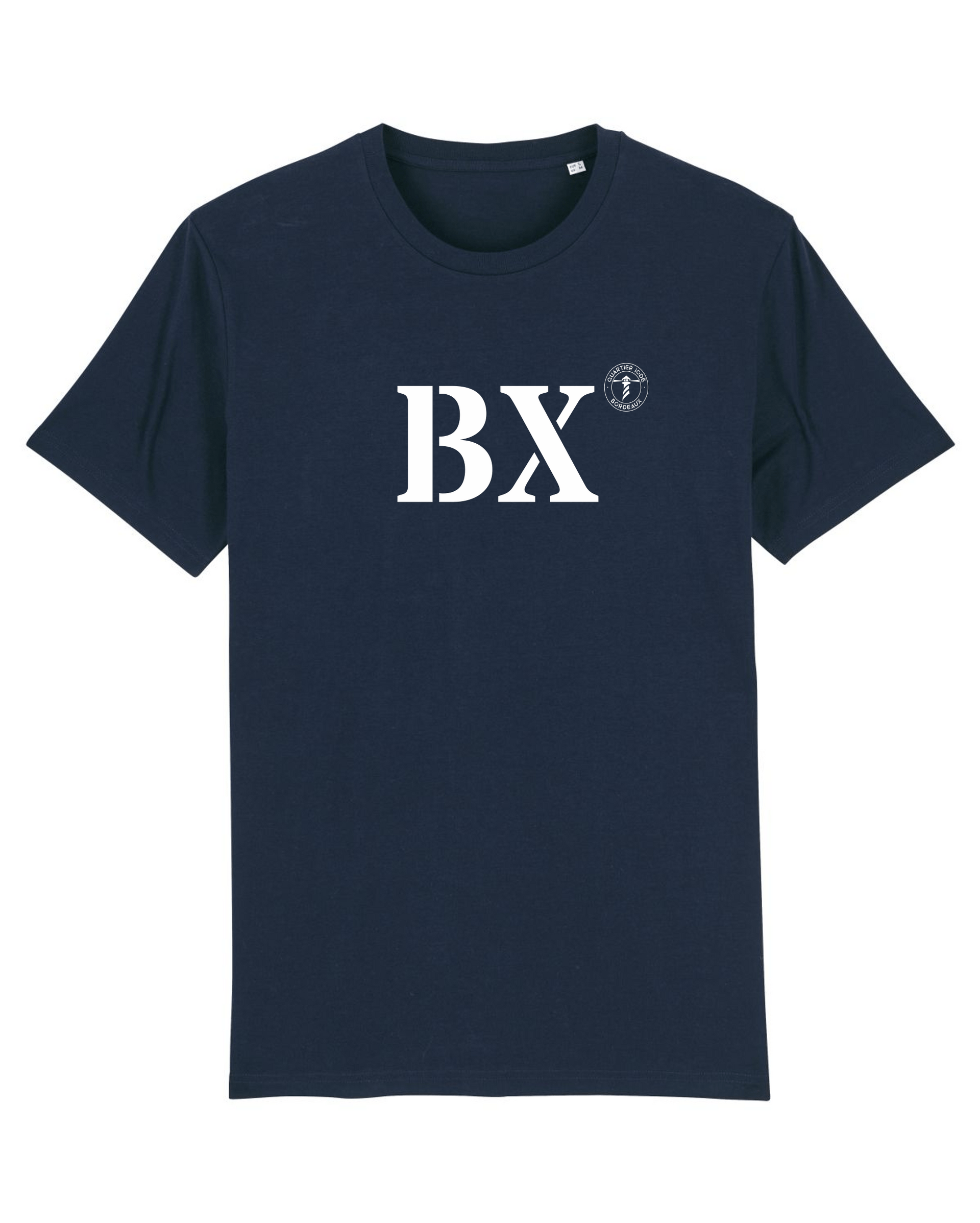 T-shirt Bordeaux BX Marine et Blanc - Quartier iodé