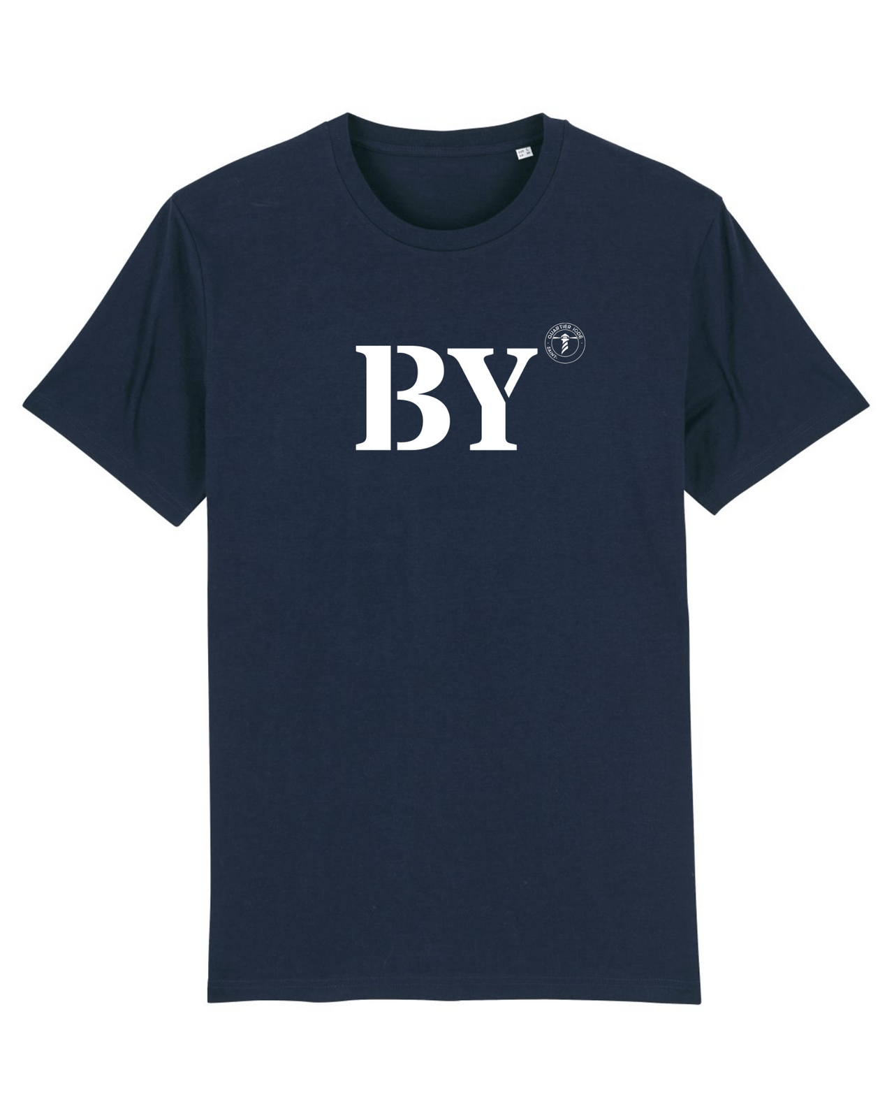 T-shirt Saint - Barthélemy BY Bleu Marine et Blanc - Quartier iodé